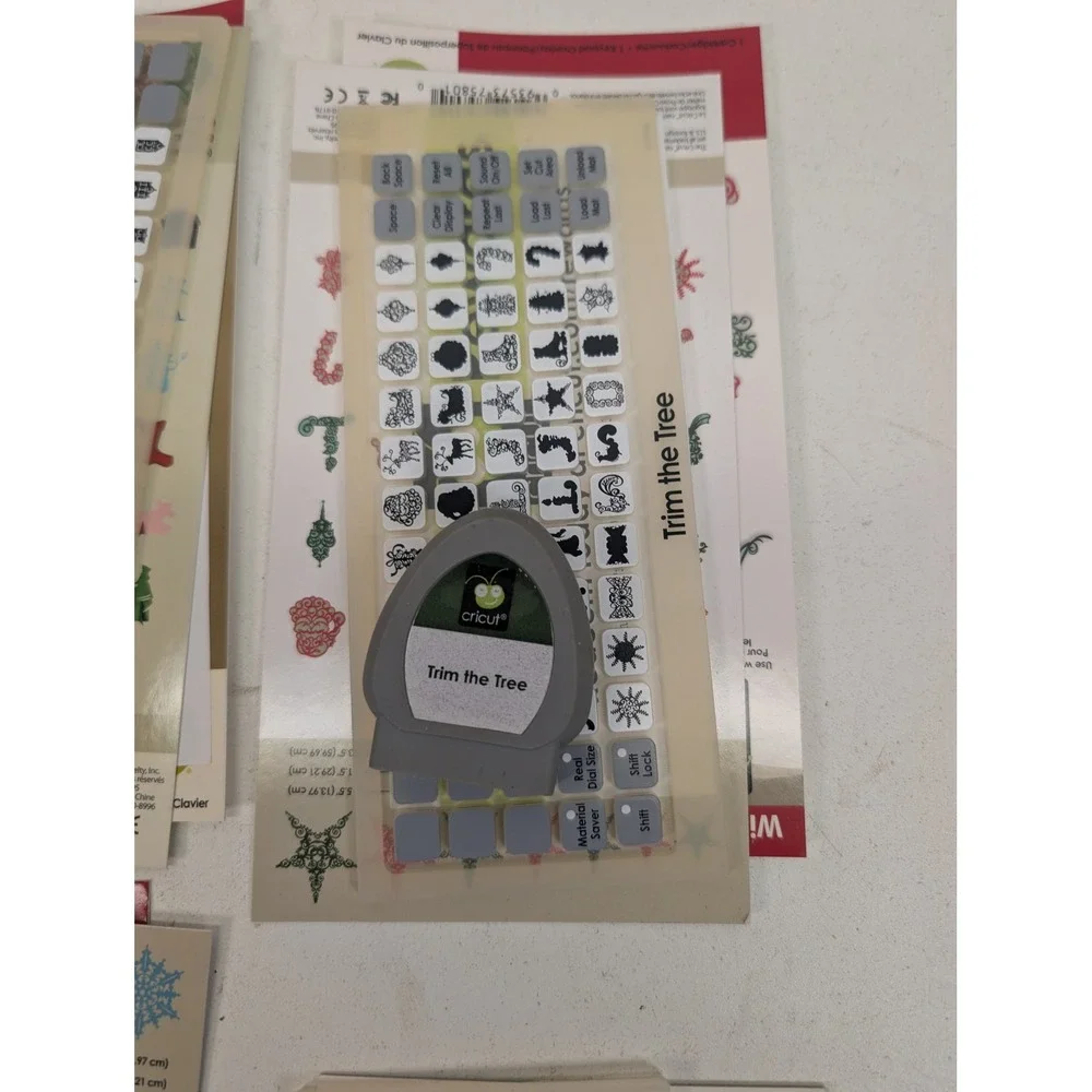 Cricut Cartridge Lot 4 Christmas Village Trim Tree Winter Lace Summer in Paris